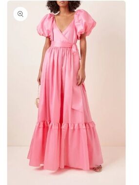 Loveshackfancy Ida Maxi Dress with Puff Sleeves new with tags size 0